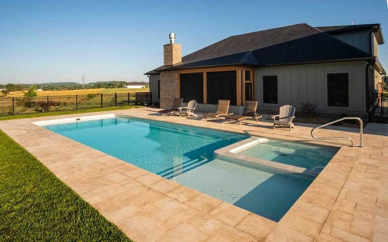 fiberglass inground pool installation Denton Texas